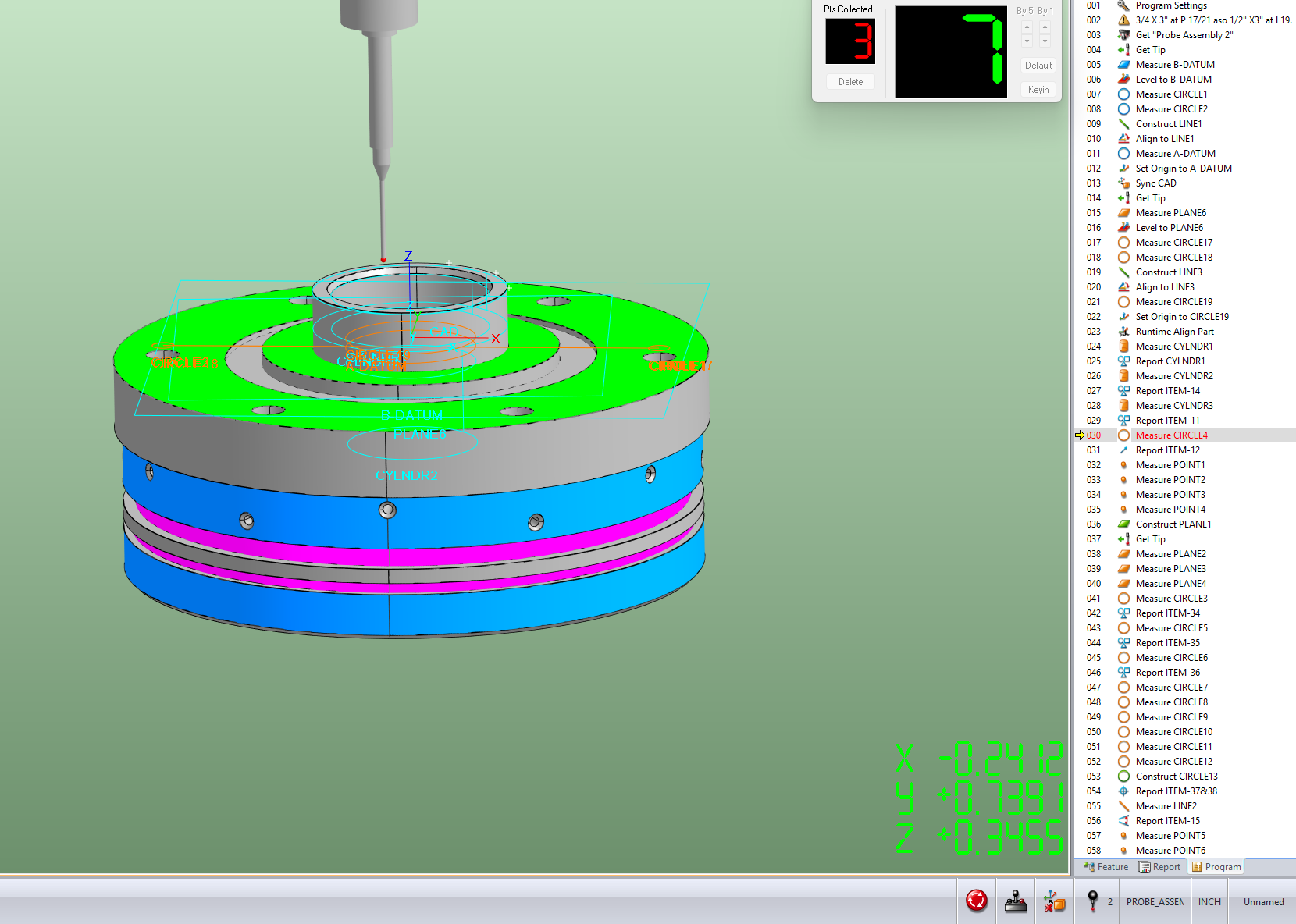 Part to Cad alignment